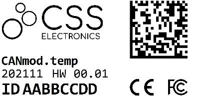Label CANmod.temp